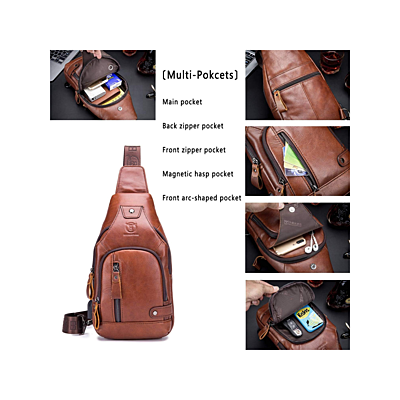 Bull Captain Leather Chest Bag Bull Captain Leather Chest Bag