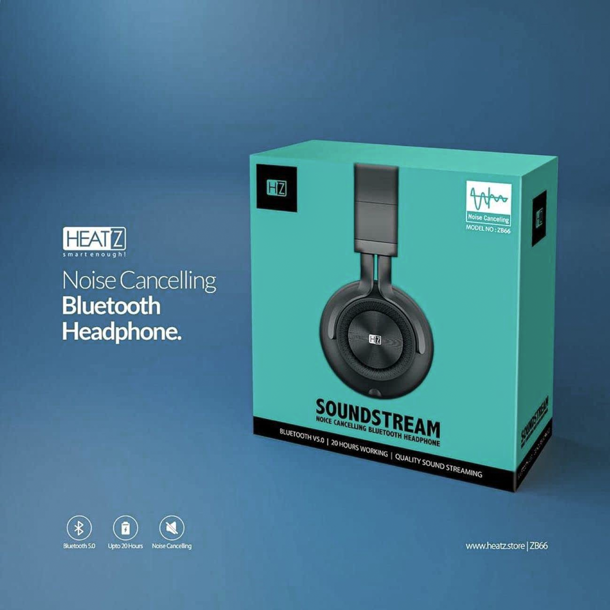 Heatz Bluetooth Headphone ZB66 Heatz Bluetooth Headphone ZB66