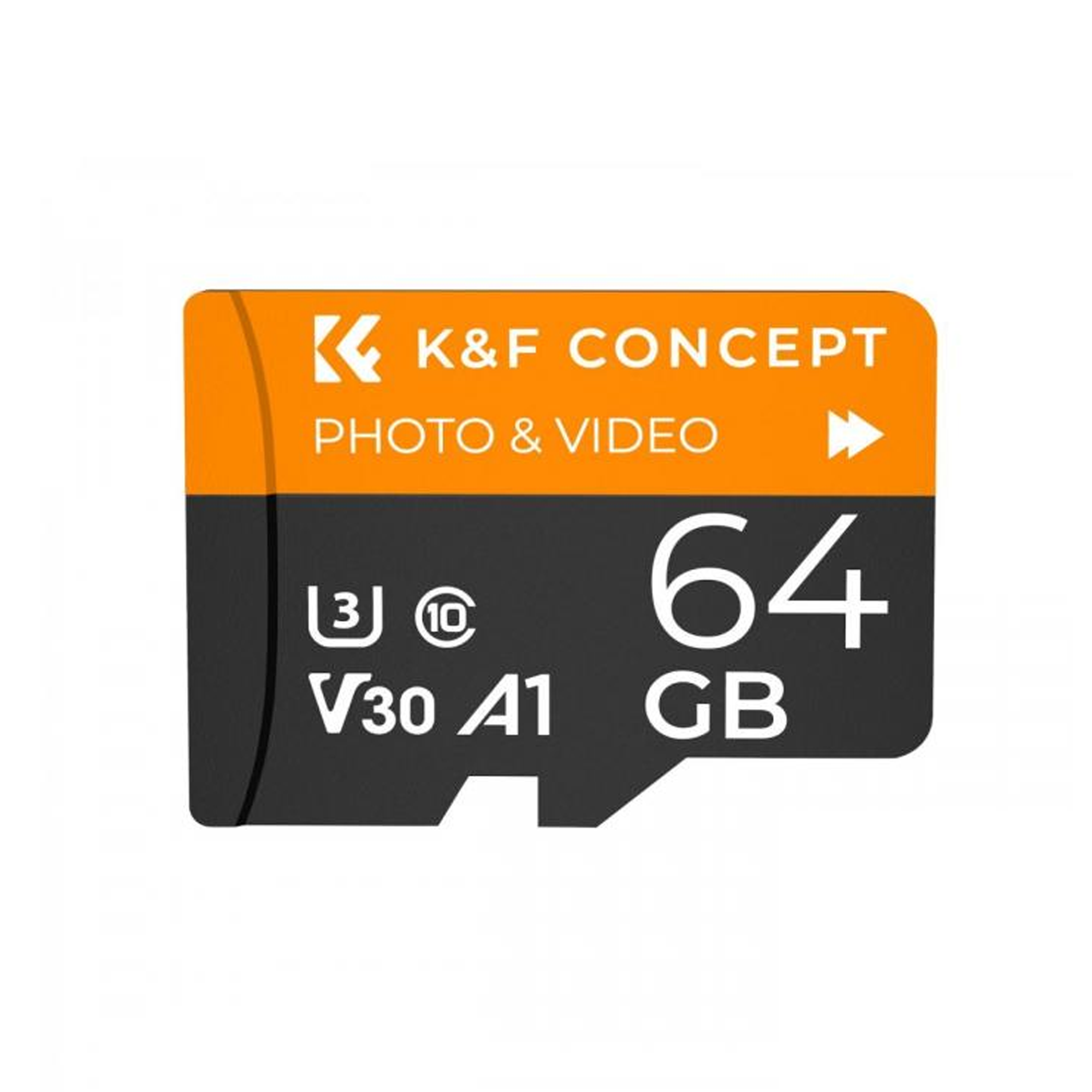 K&F 64G MICRO SD CARD U3/V30/A1 WITH ADAPTER MEMORY CARD(KF42.0012)