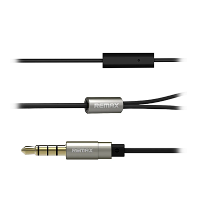 REMAX 3.5mm Wired Earphone RM-501 Black REMAX 3.5mm Wired Earphone RM-501 Black