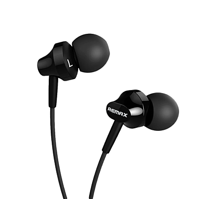 REMAX  3.5mm Wired Earphone RM-501 Black