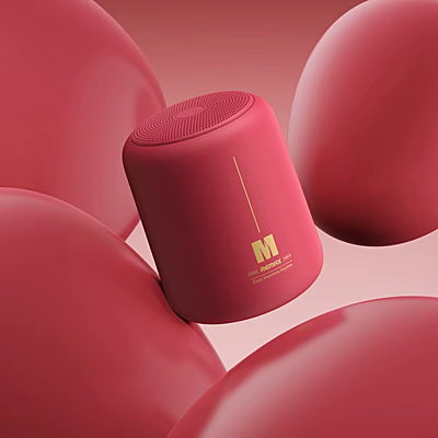 REMAX Aircity Series Portable Wireless speaker RB-M1 Red REMAX Aircity Series Portable Wireless speaker RB-M1 Red