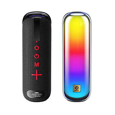 REMAX Glamorous Series 5W  colorful screen Portable Wireless Speaker RB-M13 BLACK