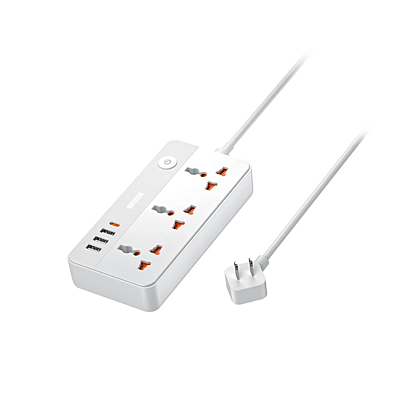 REMAX Kiddy Series 20W 3A1C 3-outlet Power Strip RP-U153