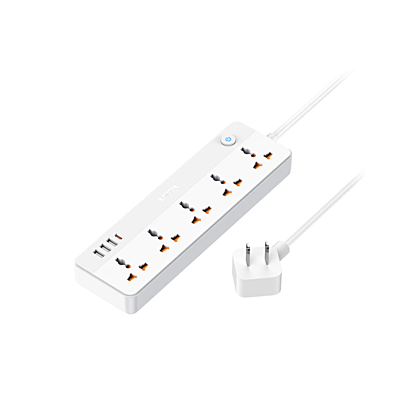 REMAX Kiddy Series 30W 3A1C 5-outlet Power Strip RP-U160