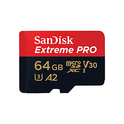 SanDisk Extreme Pro 64GB microSDXC 200MB/s UHS-1 Memory Card