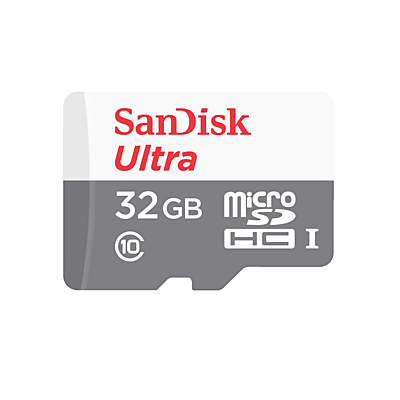 Sandisk 32GB Ultra 100MB/S MicroSDHC UHS-1 Memory Card