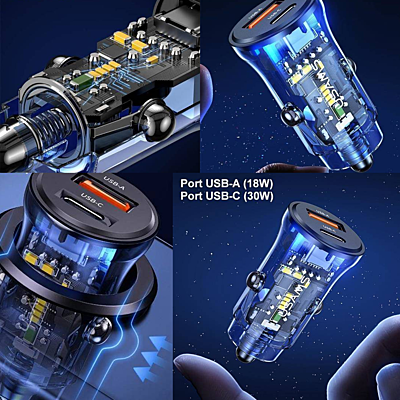 USAMS C32 Car Charger USCC164 USAMS C32 Car Charger USCC164