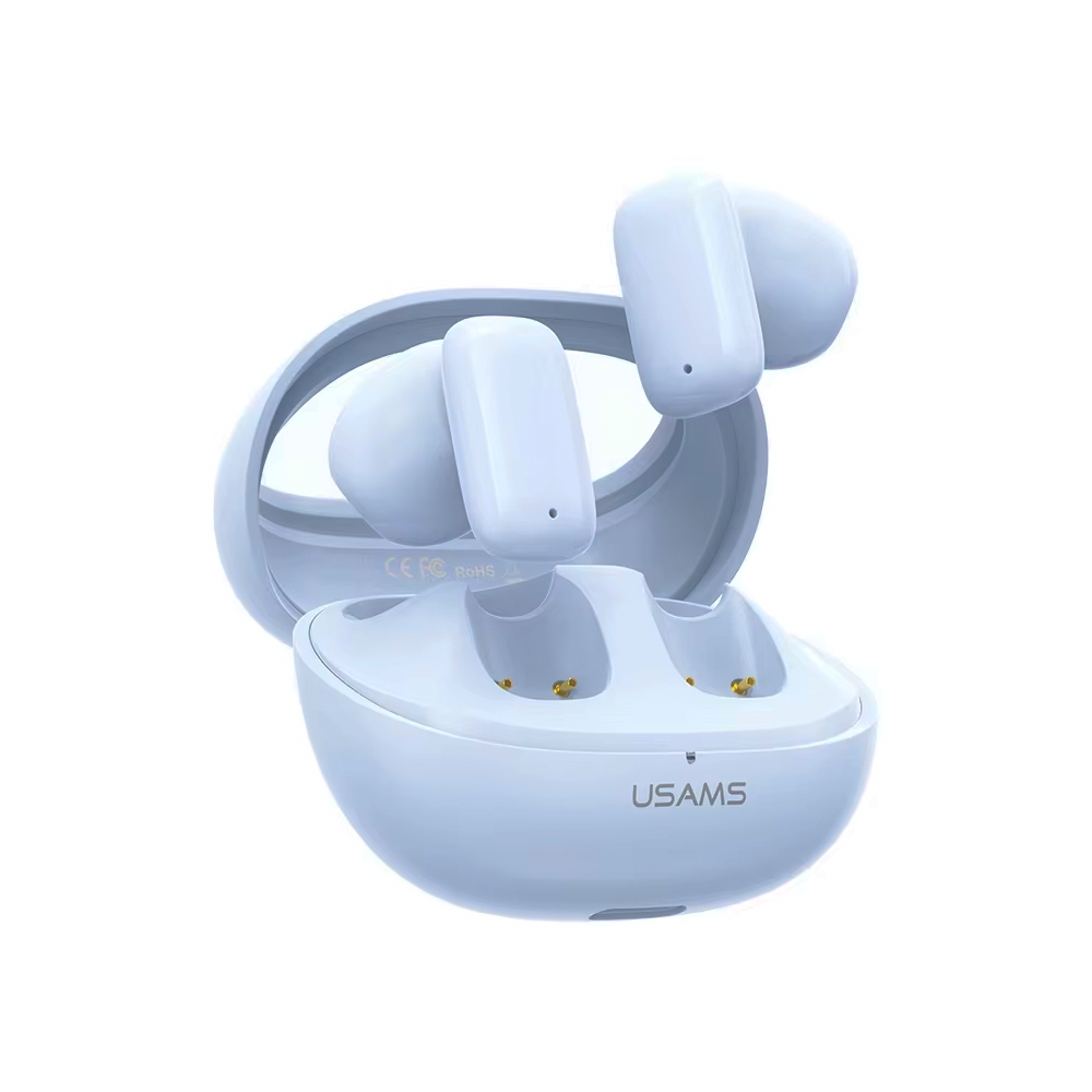 USAMS Bluetooth Headphones 5.3 TWS TD Series Blue TD22B USAMS Bluetooth Headphones 5.3 TWS TD Series Blue TD22B