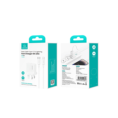 USAMS Fast Charger Kit CC227 PD20W Fast Charger +SJ712 30W Type-C To Lightning USAMS Fast Charger Kit CC227 PD20W Fast Charger +SJ712 30W Type-C To Lightning