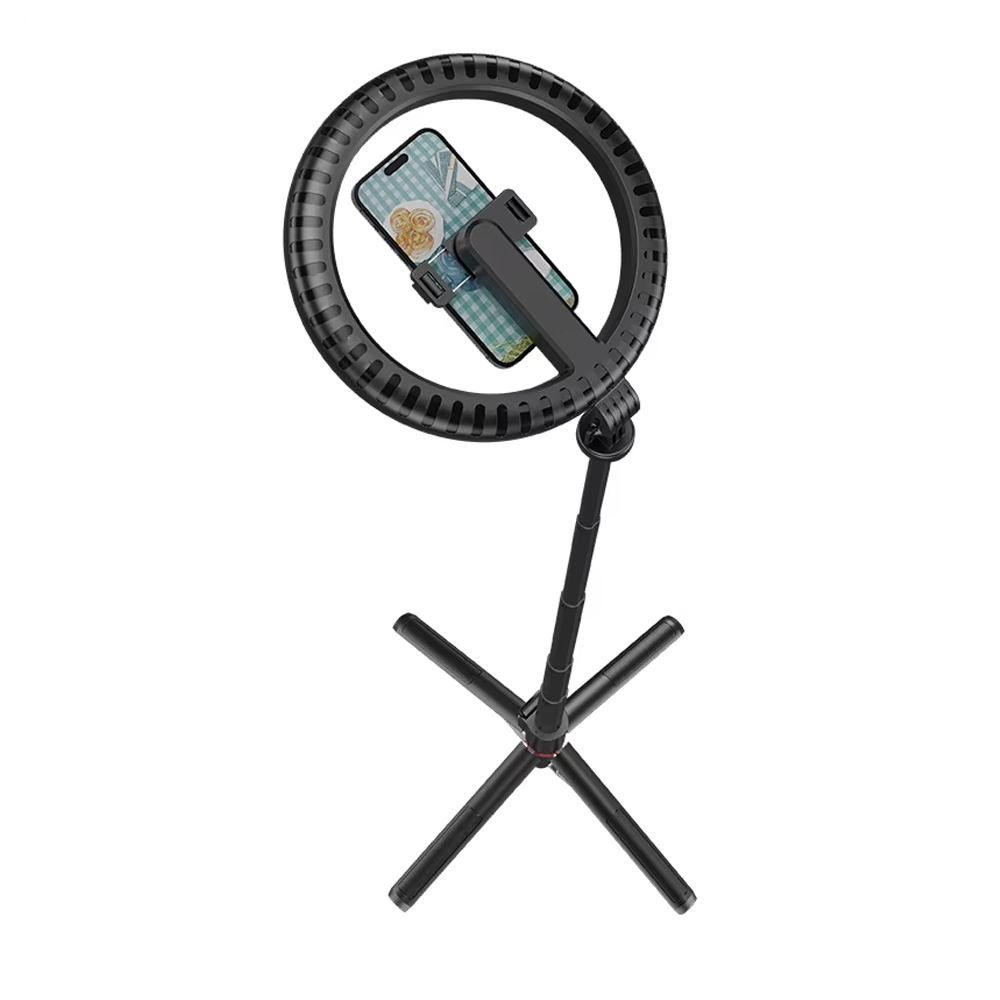 USAMS Livestream Stand with Fill Light – ZB323 10-inch Live Stream Stand With Fill Light 1200mAh Length: 2.3m Black USAMS Livestream Stand with Fill Light – ZB323 10-inch Live Stream Stand With Fill Light 1200mAh Length: 2.3m Black