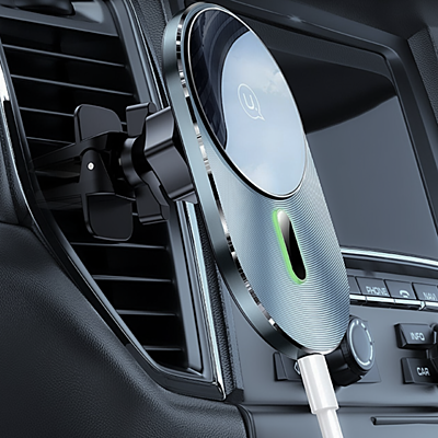 USAMS Magnetic Car Wireless Charging 15W gray CD170DZ01 USAMS Magnetic Car Wireless Charging 15W gray CD170DZ01
