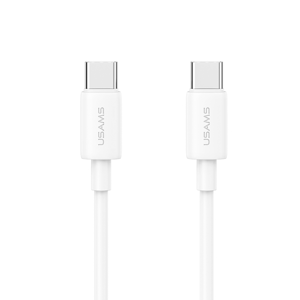 USAMS SJ711 Type C To Type C 60W Fast Charging data cable 1M White