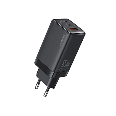 USAMS  Sandru Series 65W Charger Black US-CC180